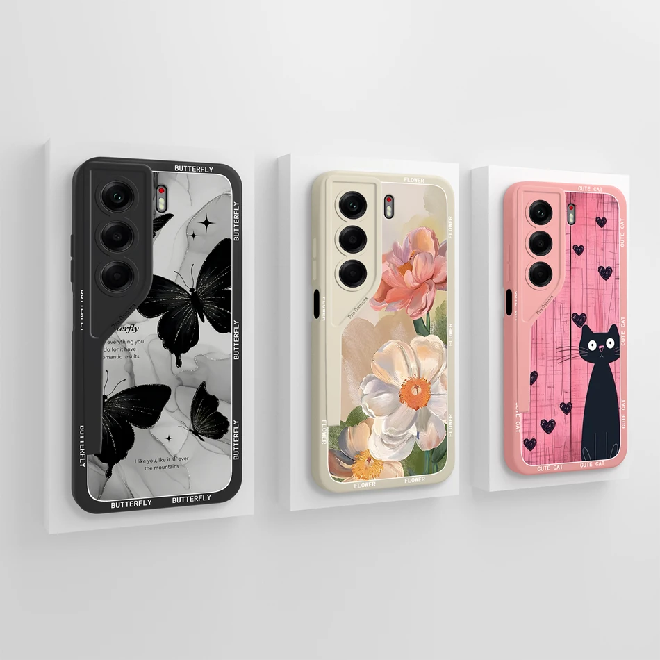 Trendy Creative Soft High-Quality Liquid Silicone Phone Case - Durable Bumper Back Cover