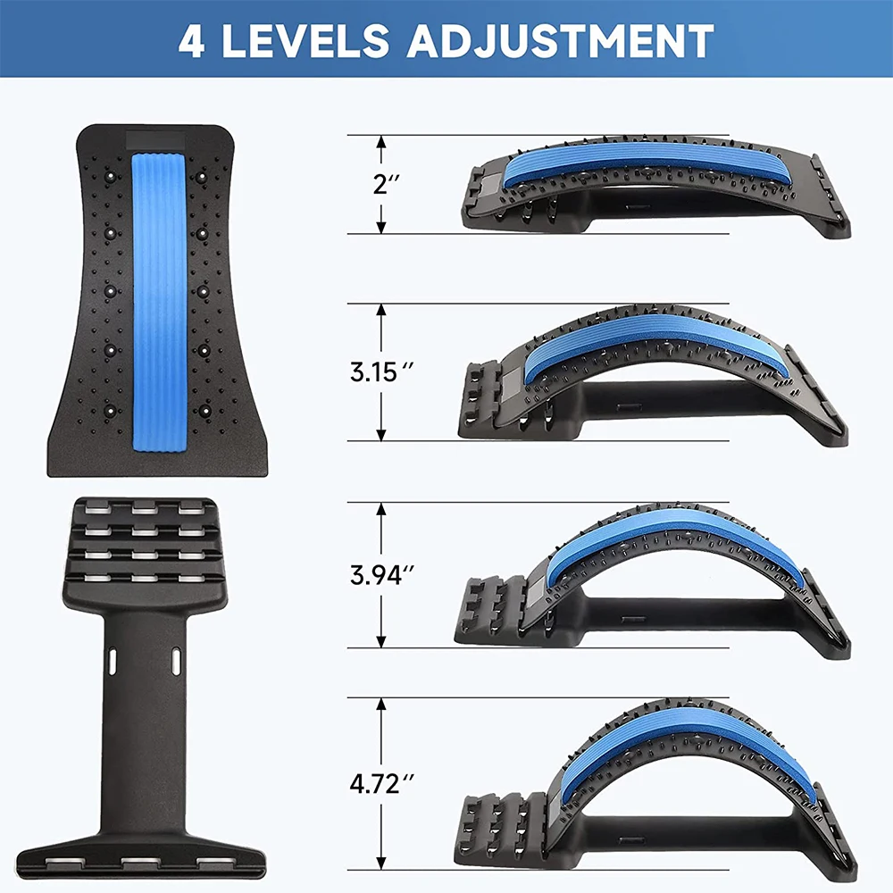 Back Stretcher For Lower Back Pain Relief,back Cracker Board With 3  Adjustable Settings,back Cracking Device For Spinal Pain Relieve,herniated  Dis