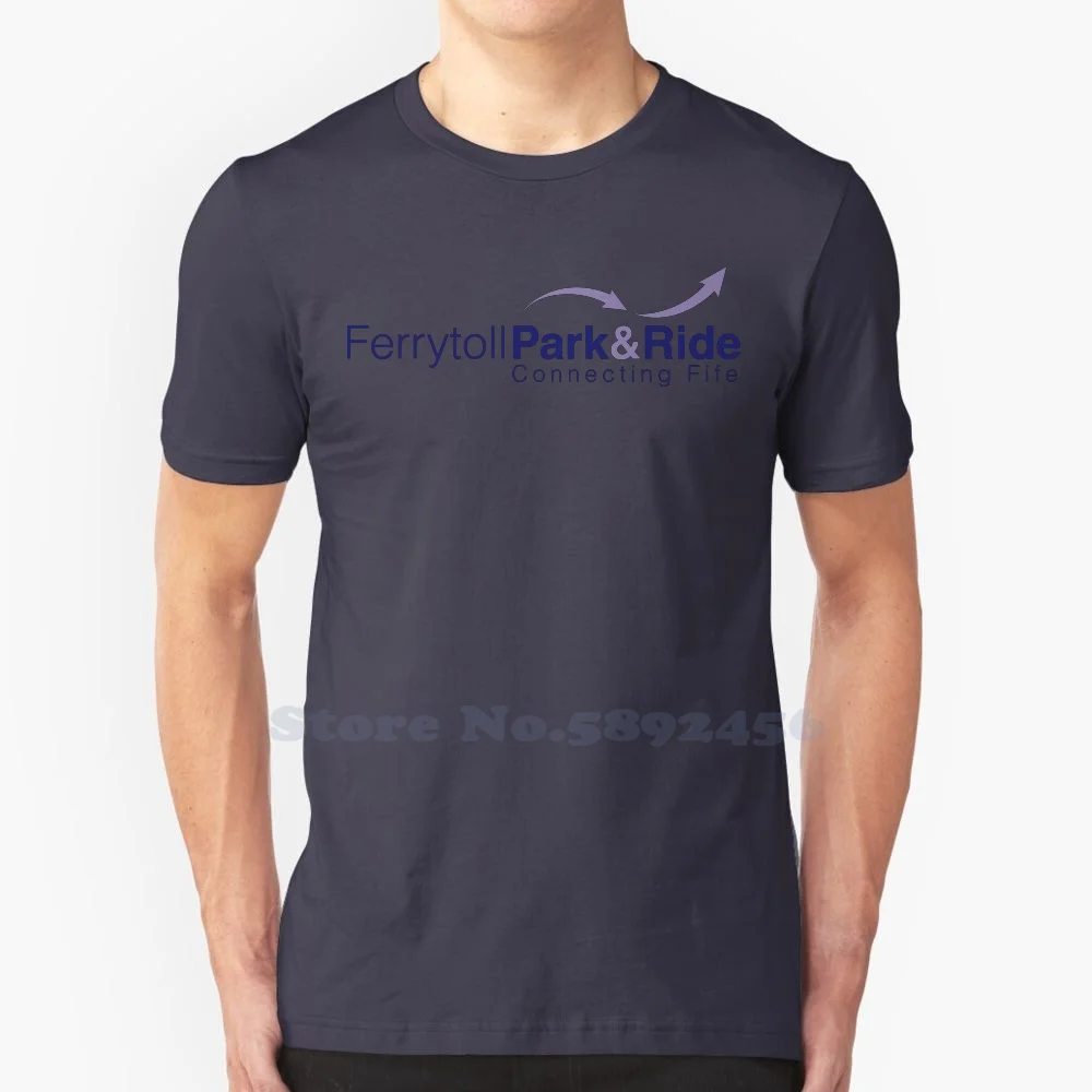 

Повседневная футболка с логотипом Ferrytoll Park & Ride, высококачественные Графические футболки из 100% хлопка