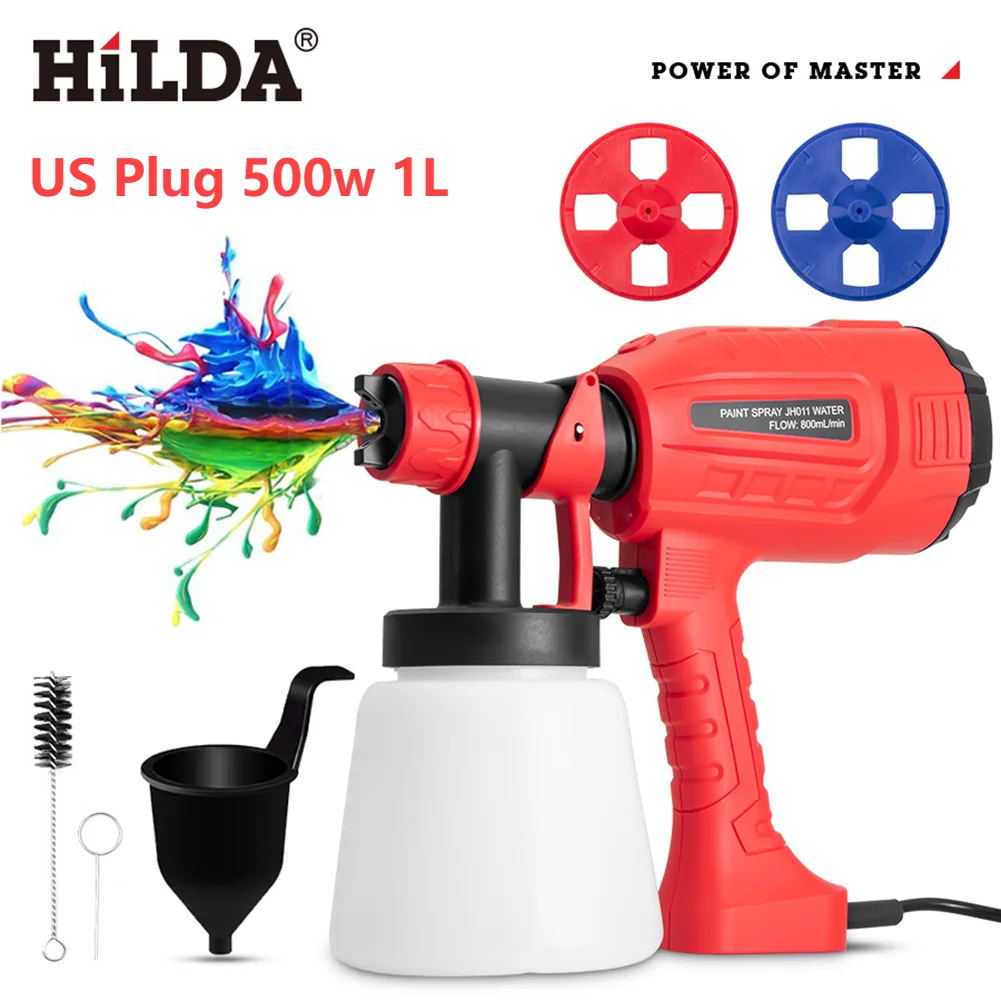 Electric Spray Gun Paint Sprayer  Paint Sprayer Gun Furniture - 500w  Electric Spray - Aliexpress