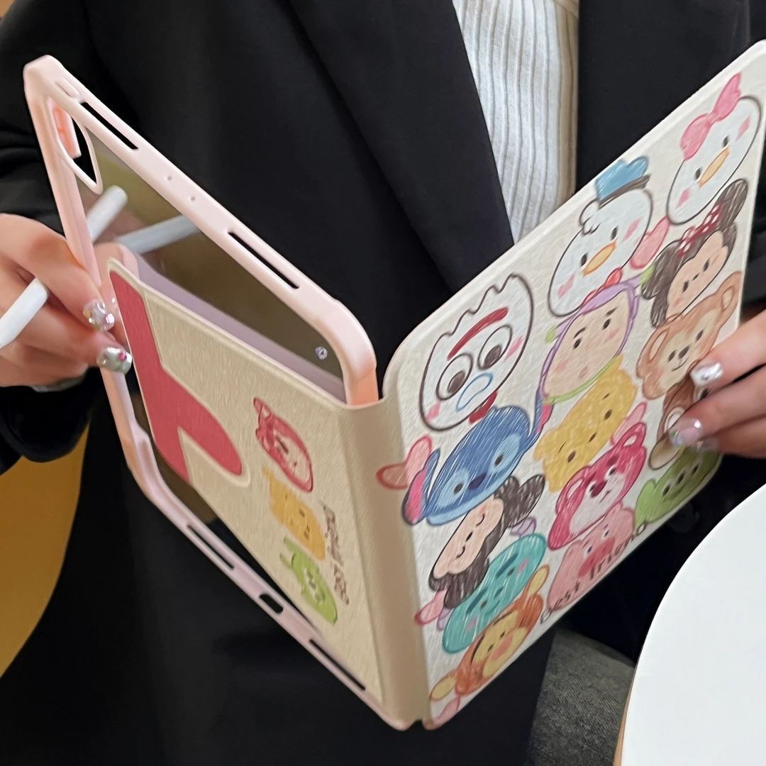 Colorful Cartoon Character Tablet Case For iPad