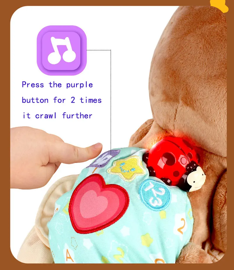 Baby Crawling Learning Bear Toys Sing Songs Electronic Pet Toddlers Climb Montessori Music Toy For Infants Kid Early Education - Image 4