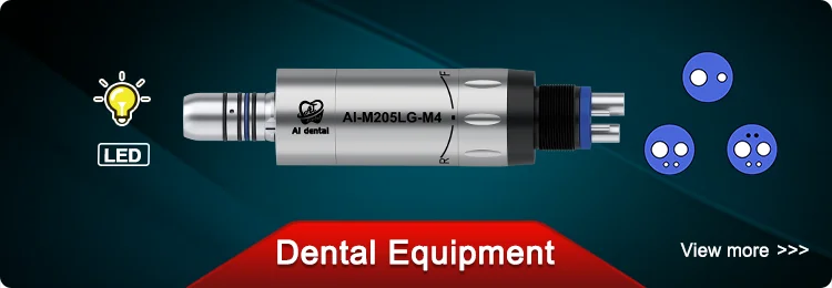 AI-X95/X25/X15/X65 Internal Water Low Speed Contra Angle Handpiece Dental E-Type Air Motor Oral Hygiene Equipment Non-optic
