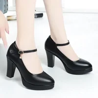 Fashion New Elegant/Comfortable Party Pu Wedding High Heels Spring/Autumn Rhinestone Sexy Prom Women's Shoes Zapatos Mujer 1