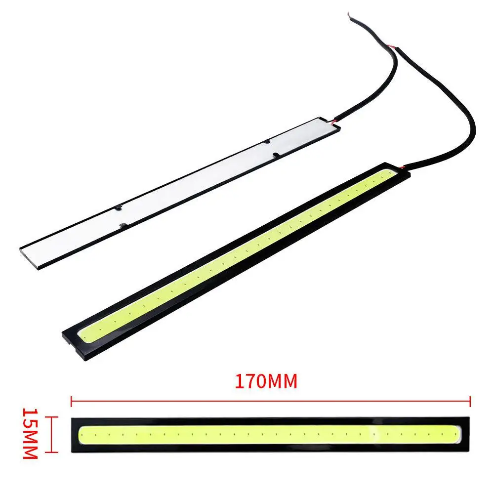 

Dc 12v Daytime Running Light Universal Led Strip Light Car Accessories Led Lights Waterproof Turn Signal Parking Fog Bar Lamp