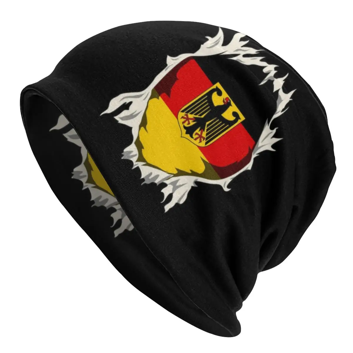 

Flag Of Germany Bonnet Beanie Knitted Hat Men Women Hip Hop Unisex Adult German Patriotic Gift Winter Warm Skullies Beanies Caps