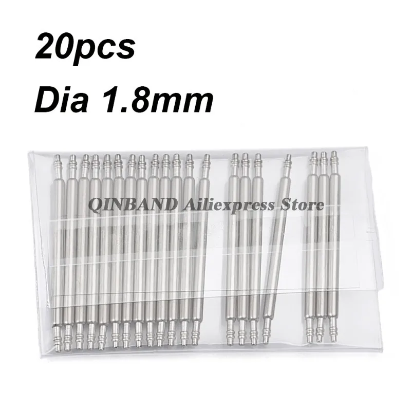 Premium Stainless Steel Spring Bar Set - 20pcs Assorted Sizes