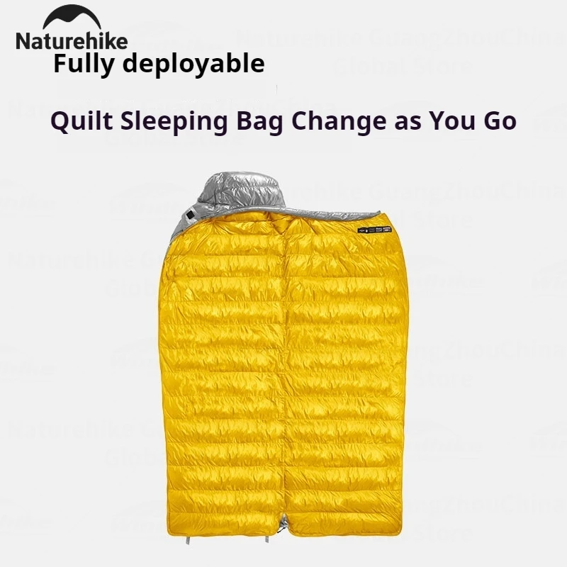Naturehike CW400 Sleeping Bag Winter 650FP Duck Down Hooded Hiking