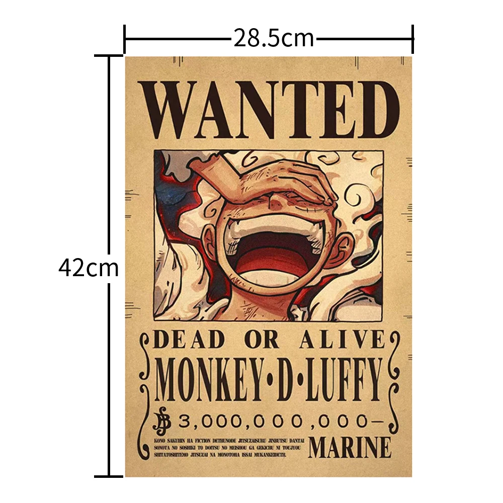 Monkey D. Luffy #4 - One Piece Wanted Posters Collection