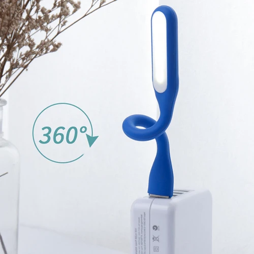 2PCS USB LED 빛 휴대용 책 빛 5V 1.2W 소형 USB 램프 접이식 시력 빛 보조베터리 PC 노트북 2