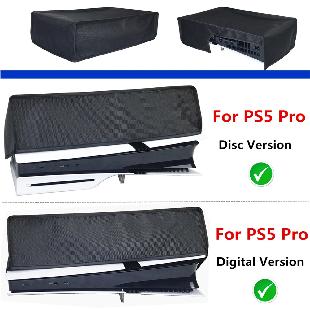 Dust Cover For PS5 Pro 2024 Console Digital/Disc Edition 1680D Oxford Cloth Anti-Scratch Dust Guard For PS5 Slim/For PS5 Cover