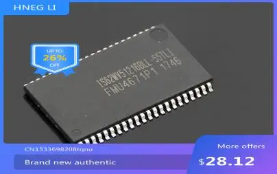 Free shipping   IS62WV51216BLL-55TLI