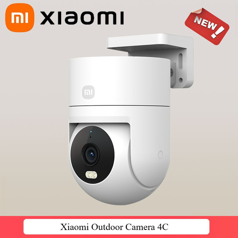 New Xiaomi Outdoor Camera 4C Home Monitor 360 Degree with Night Vision 5 Megapixels Full Color Night Vision Two-Way Voice