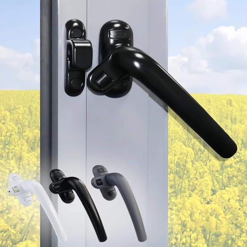 Universal Casement Window Handle Door Handles Wheel Lock with Buckle Aluminum Alloy Turning Handles for Furniture Supplies Hardware window handles,furniture handles