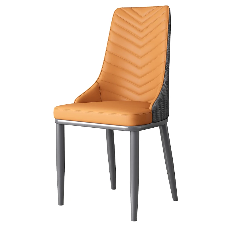 

Comfortable Minimalist Dining Chairs Modern Leather Unique Makeup Dining Chairs Nordic Upholstered