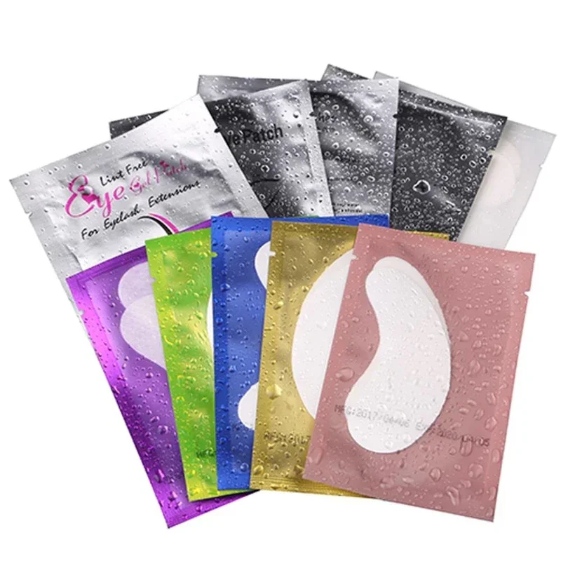 Eyelash Patches 100pairs Under Eyelashes Fake Lashes Stickers Lash Extension Supplies for Building Eyelid