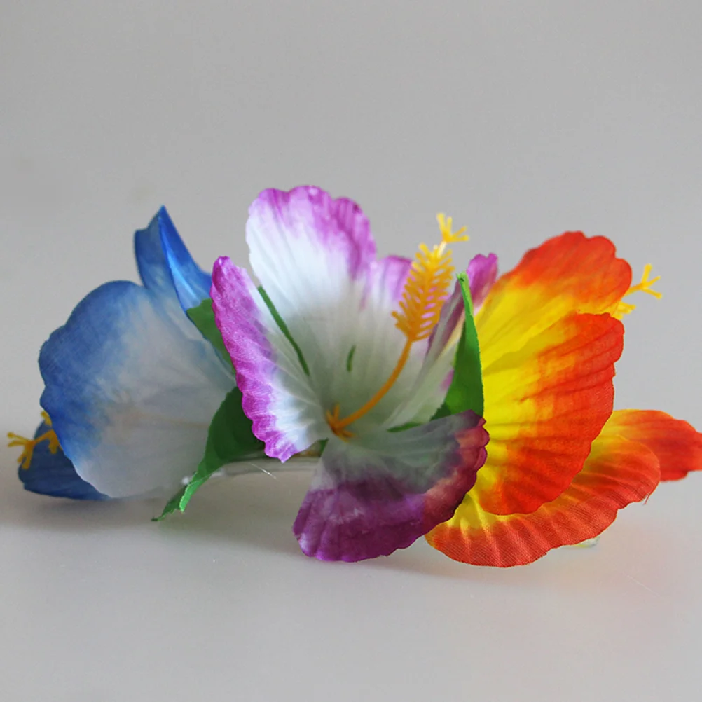 

12pcs Hawaii Hibiscus Flower Hair Clips Flower Barrette Hair Hair Accessories for Women Girls