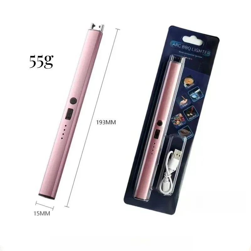 BBQ Lighter Portable Rechargeable Usb Lighter Stove Pulse Igniter Scented Candle Electric Arc Igniter Camping Supplies Chargeable Lighter