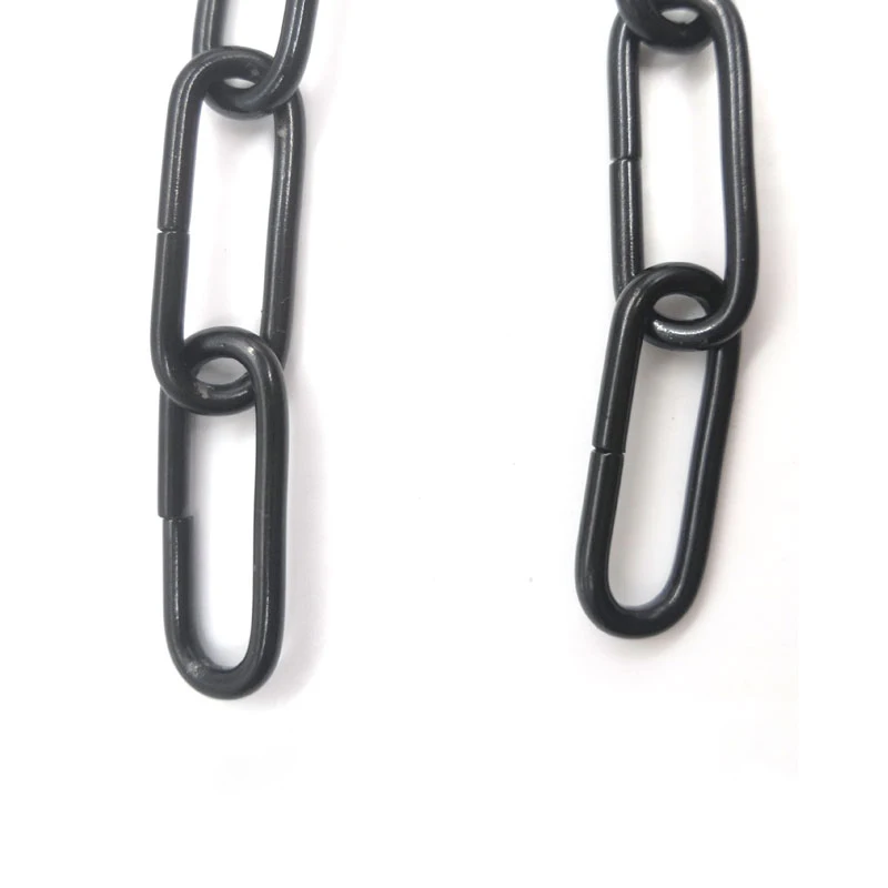 3mm Wire Black Square Chain Decorative Clothes Pendant Chain Garden Door Outdoor Parking Warning Link 1-10 Meter Long stainless steel chain steel chain