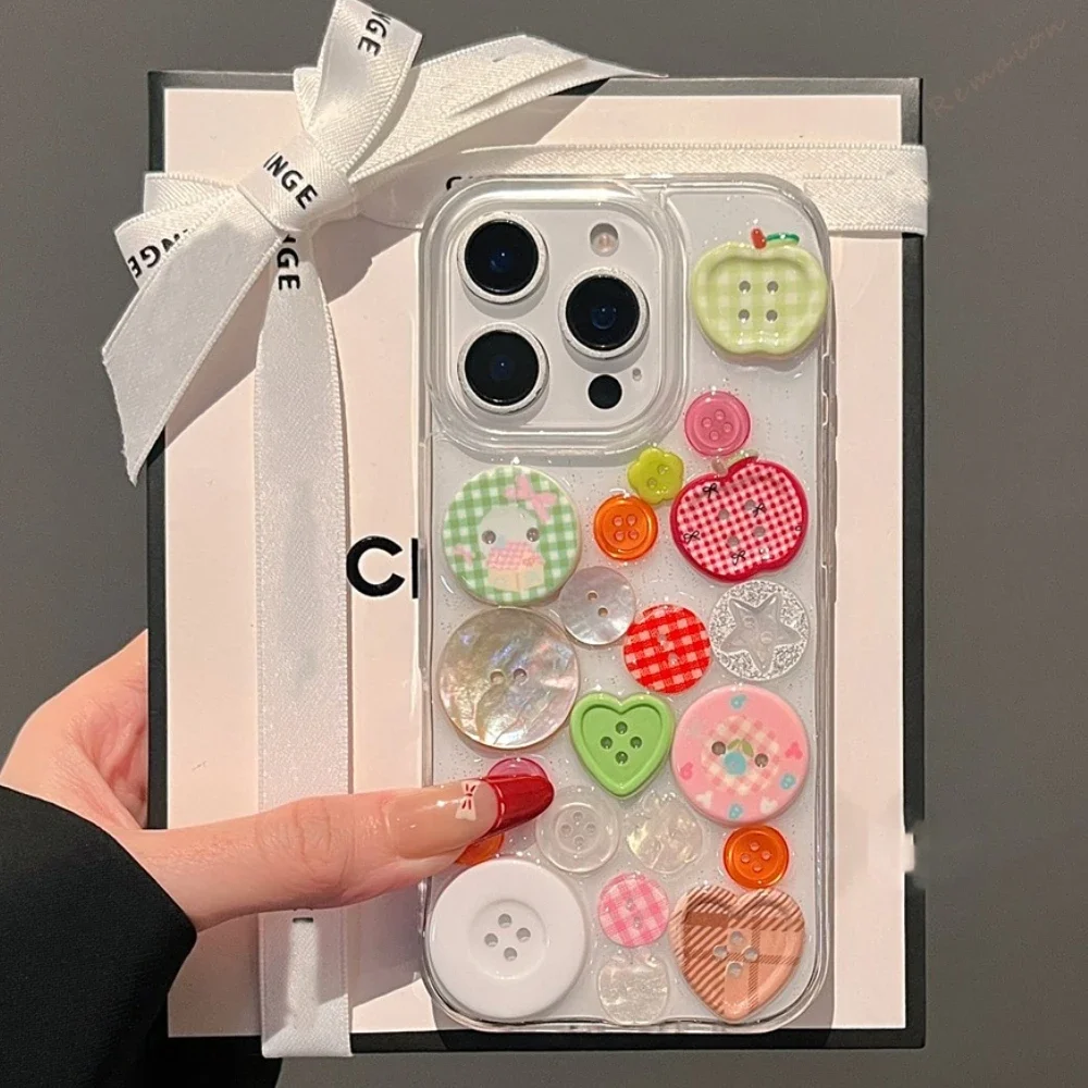 Shockproof Silicone Clear Phone Case – Cute Transparent Protector Cover