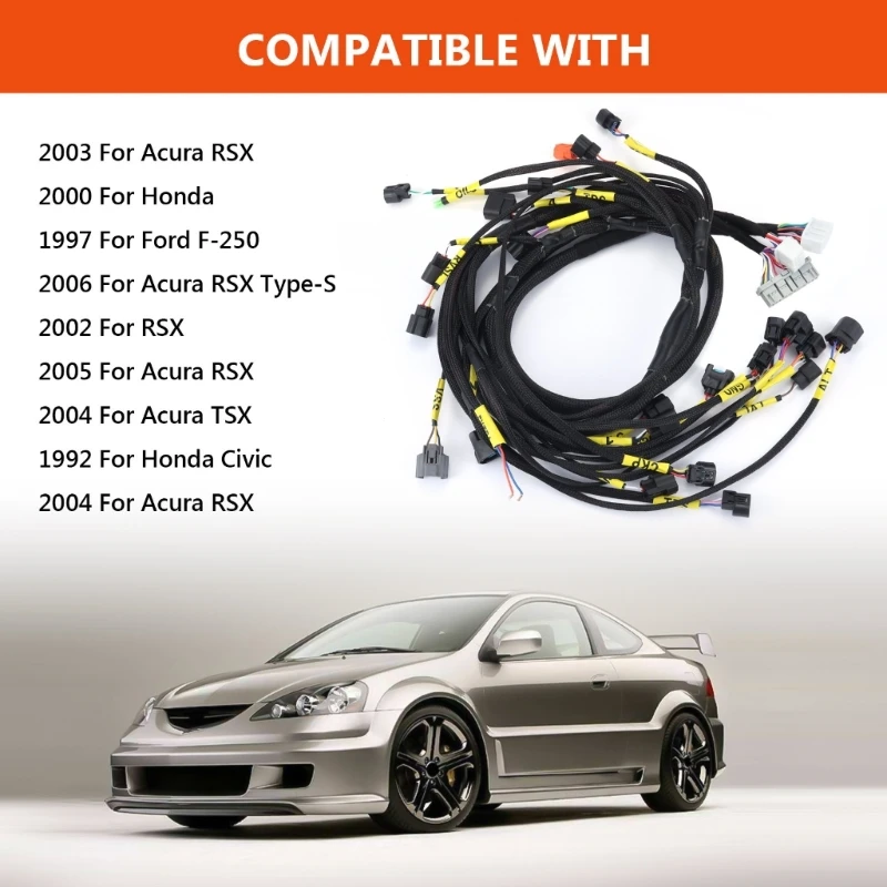 Tucked Engine Wire Harness SwapConversion CompatibleFor KSwap K20