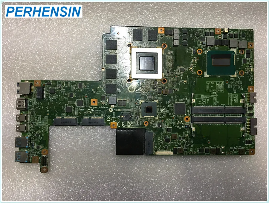 FOR MSI GS70 MS-1772 Laptop Motherboard MS-17721 VER SR1Q8 I7