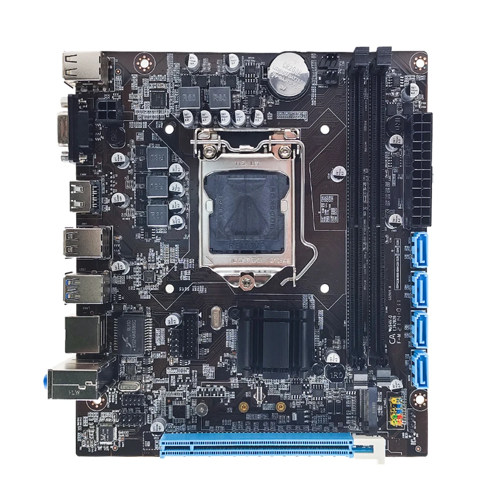 

H110 Motherboard M.2 NVME Desktop Computer Motherboard Dual-Channel DDR4 Memory Gaming Mainboard USB2.0 for LGA1151 6/7/8th CPU