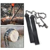 24 Inch Hand Rope Chain Saw Portable Manual Tree Limb Chain Saw Folding Tree Cutting Tool for Camping/Hiking/Fishing/Picnic Use 4