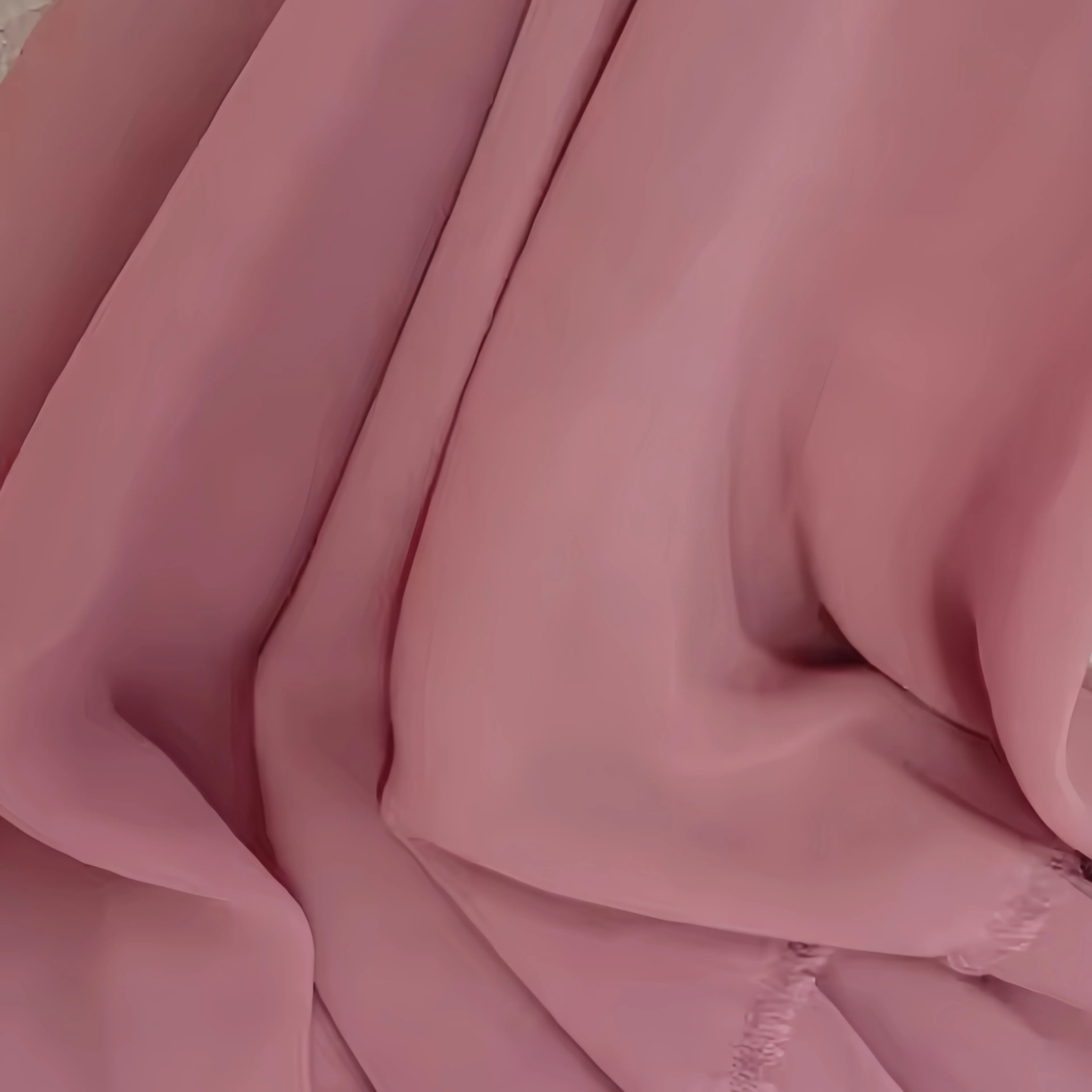 Elegant Pink Burgundy Rust Chiffon Fabric – Perfect for Wedding Dresses, Formal Gowns, Decorations & DIY Projects