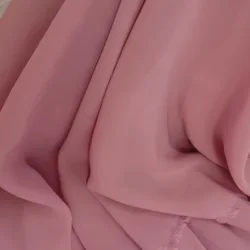 Elegant Pink Burgundy Rust Chiffon Fabric - Perfect for Wedding Dresses, Formal Gowns, Decorations & DIY Projects (Dusty Rose)
