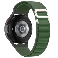 Alpine Nylon Bracelet Watch Strap - Premium Accessory - 22mm Vivoactive 4 (ArmyGreen)