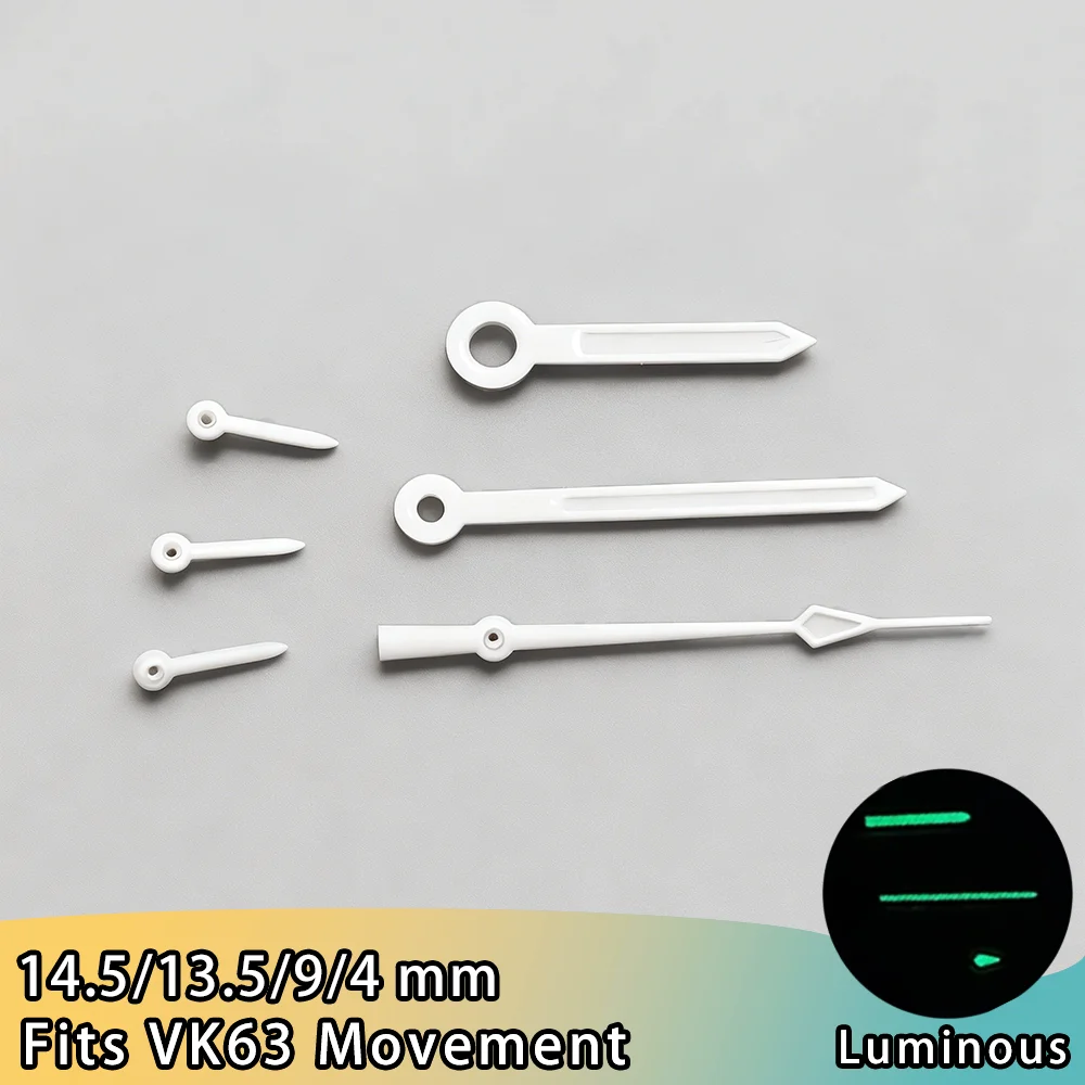 Enhanced Watch Hands for VK63 Chronograph Movement - Premium Watch Accessories
