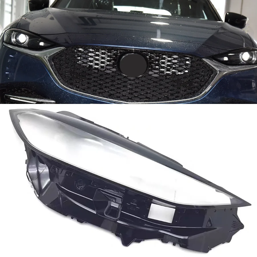 

Reamocea Headlamp Cover Transparent Mask Headlight Shell Lens Plexiglass Replace Original Lamp For Mazda CX-4 CX4 2020 2021 2022