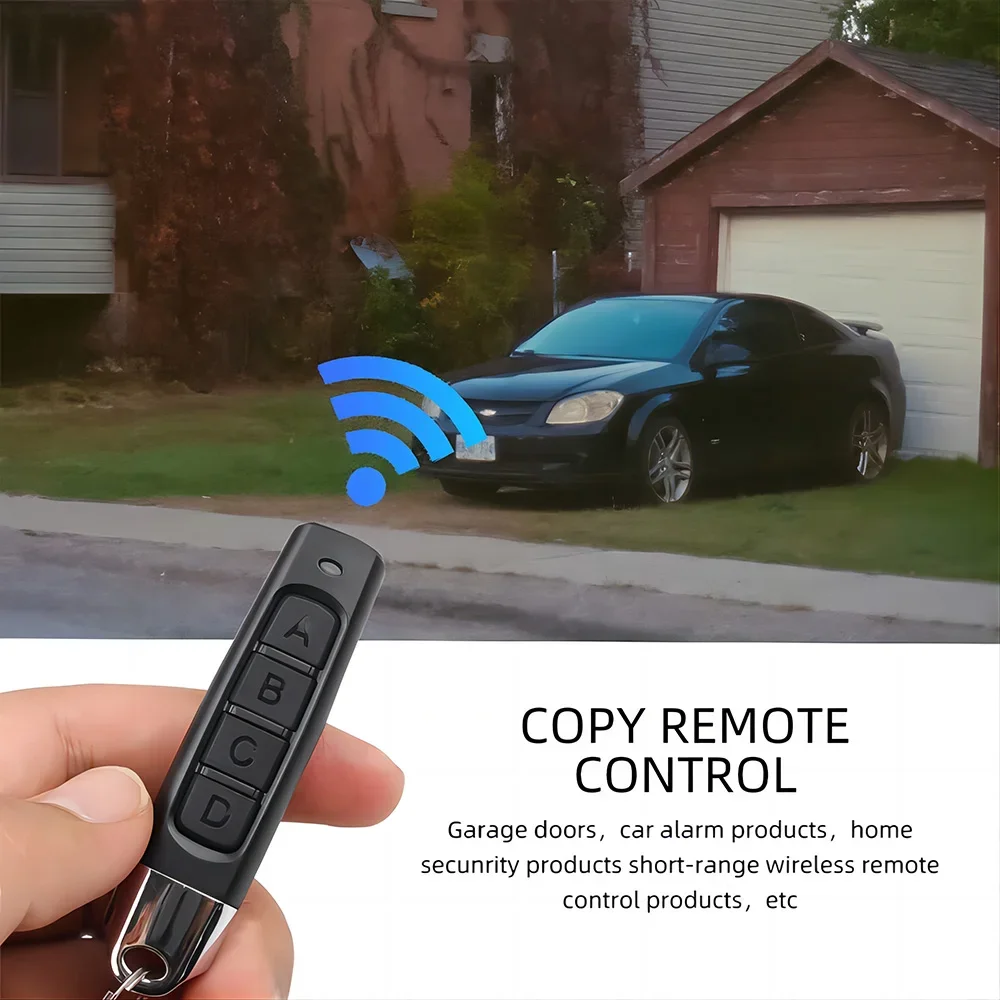 garage door opener remote Duplicator Key 433MHz Door Universal 4 Keys Copy Garage Remote Control Cloning Electric Gate Controller