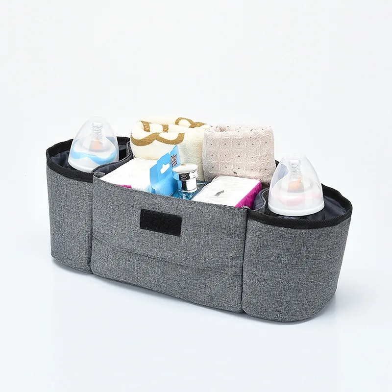 Stroller Organizer Bags Mummy Large Capacity Travel Hanging Bag Bottle Holder Pram Diaper Bag Baby Stroller Accessories Babycare
