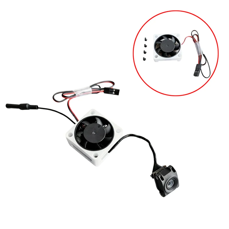 Für DJI O4/O4 Pro Air Unit Video Transmitter 5V/12V 14000RPM Lüfter-Kit 25,5mm Befestigungslöcher 3D-Druck Modifizierte Teile