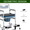 Toilet chair bath chair     three-in-one functional home medical equipment 6