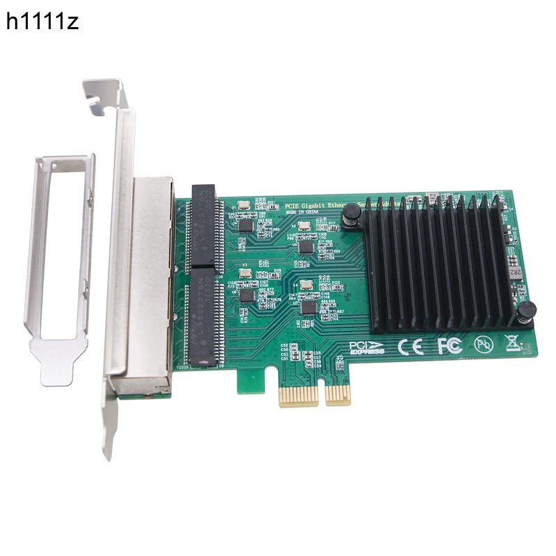 

4 Ports RJ45 to PCI Express X1 Network Card RTL8111H Chip 10/100/1000Mbps Gigabit Ethernet Lan Cards Network Adapter for Desktop