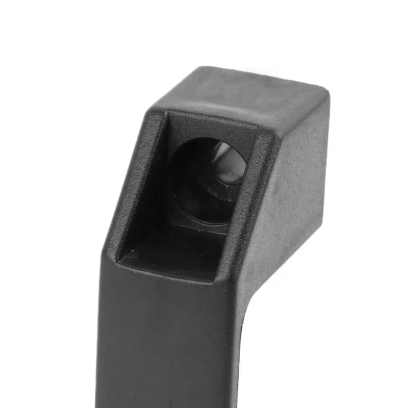 2pcs Black Plastic Nylon T Slot Black Door Handle for Aluminum Extrusion Profile Series with Slot 6mm 90mm/120mm