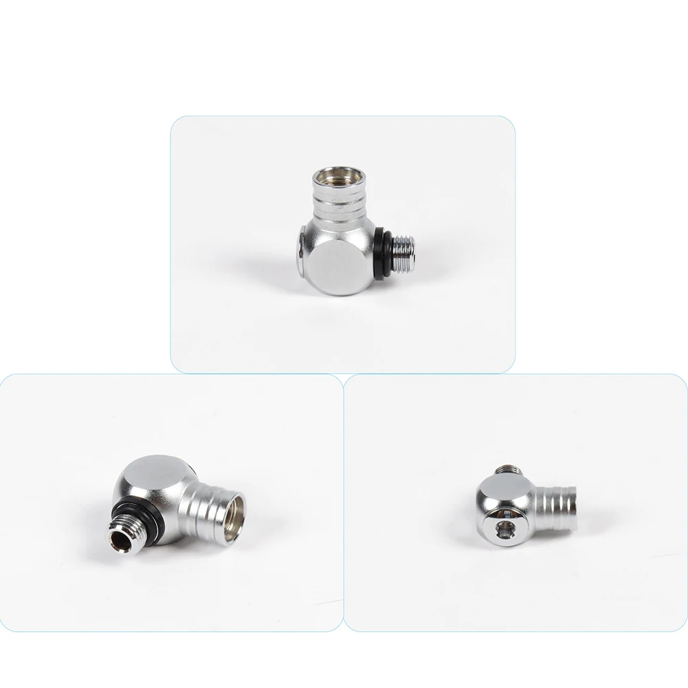 

100% Бренд новый высокое качество горячая Распродажа поворотный переходник коннектор 360 ° вращающаяся латунь с покрытием Cr для подводного плавания