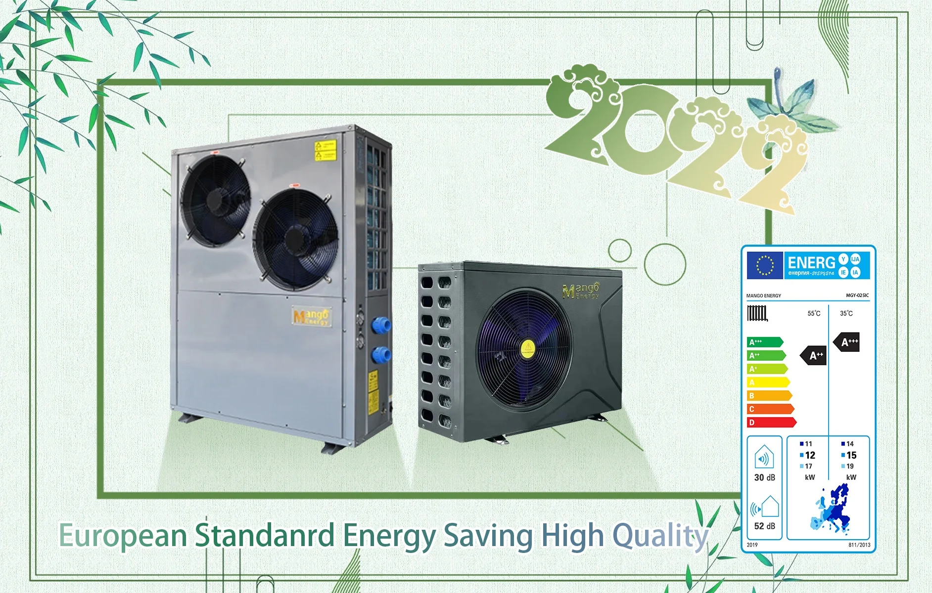 7KW 9KW 11KW 15KW Single Inverter High Efficiency Cop 5 Swimming Pool Heat Pump