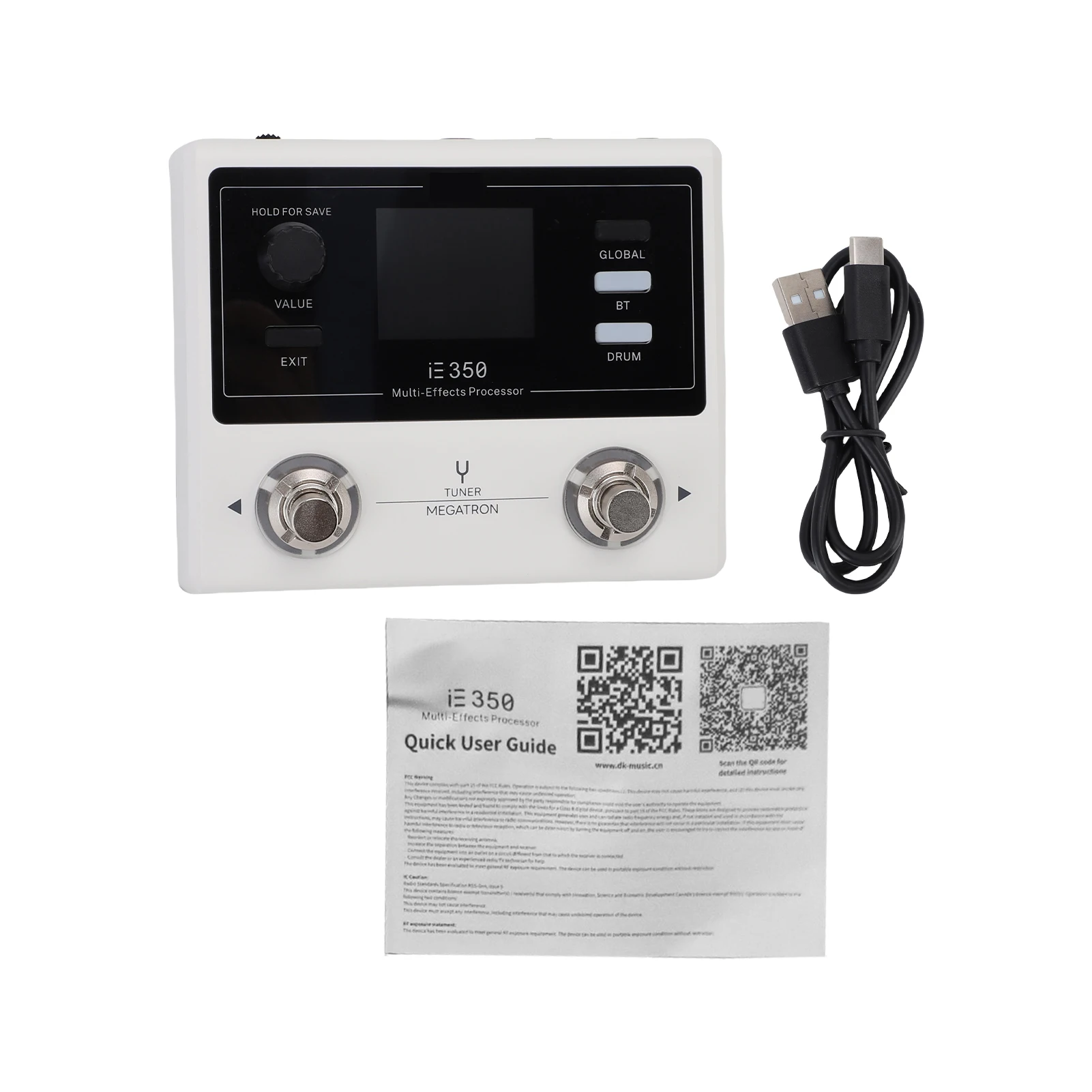 DK IE-350 Portable Guitar Multi-Effects Processor Guitar Effects