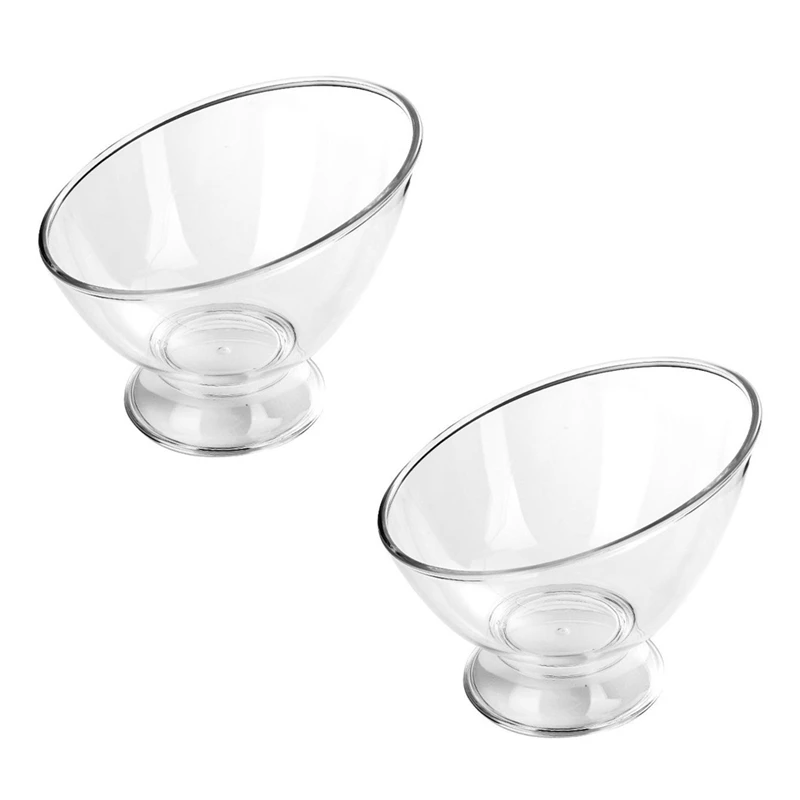 

2PCS Clear Coffee Pod Brackets Plastic Coffee Capsule Container Creamer Holder Coffee Storage Salad Bowl Candy Dish