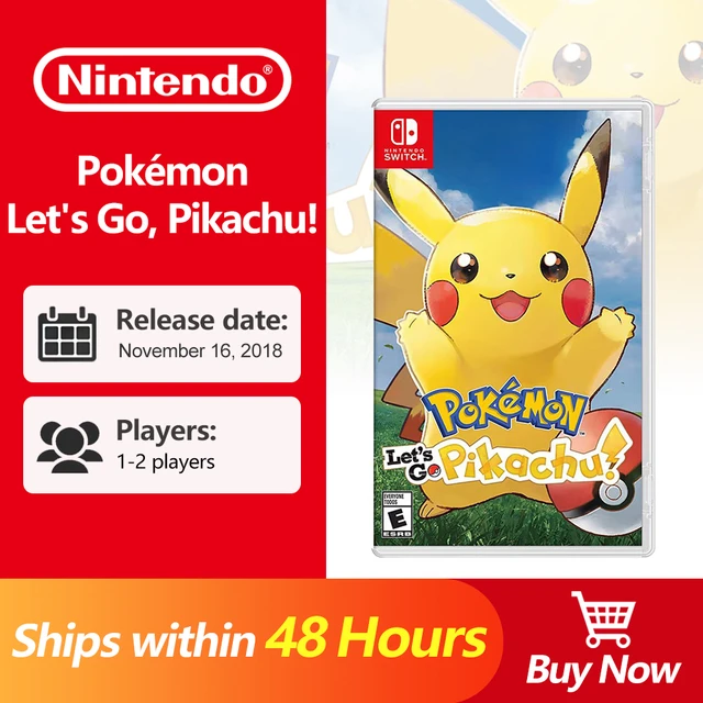 Pokemon Let Go Pikachu Nintendo Switch Download - Nintendo Switch Games  Let's - Aliexpress