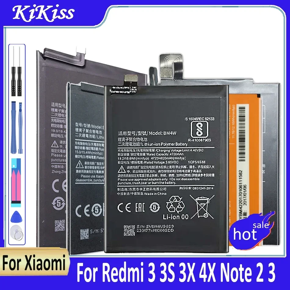 Bm46 Bm45 Batteria Di Ricambio Per Telefono Per Xiaomi Redmi Note 3 Pro Per Redmi 3S 3X 4X 3 Pro Note 2 Note 5A Mi 5X Mi A1 Bn31 Bm45
