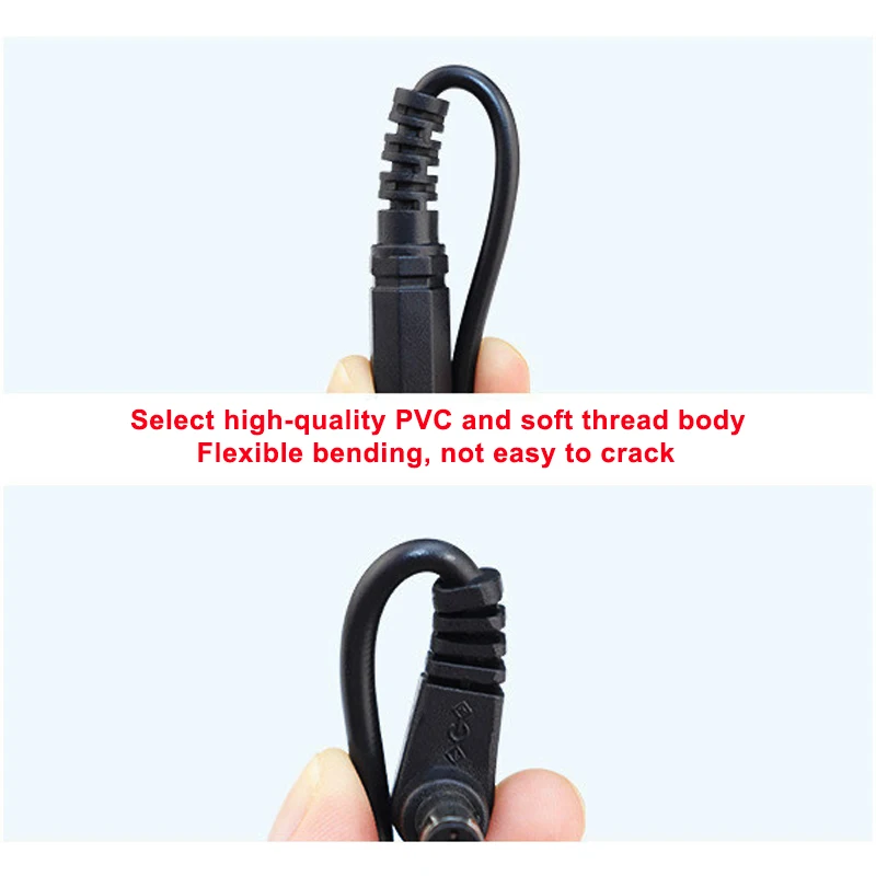 Right Angle 90 Degree DC Extension Charging Cable (5.5 x 2.1mm)