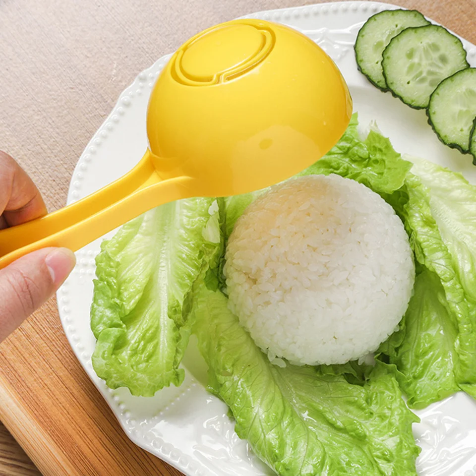 Gatuida 3 Pièces Moule Boule Riz Semi-circulaire Cuillère