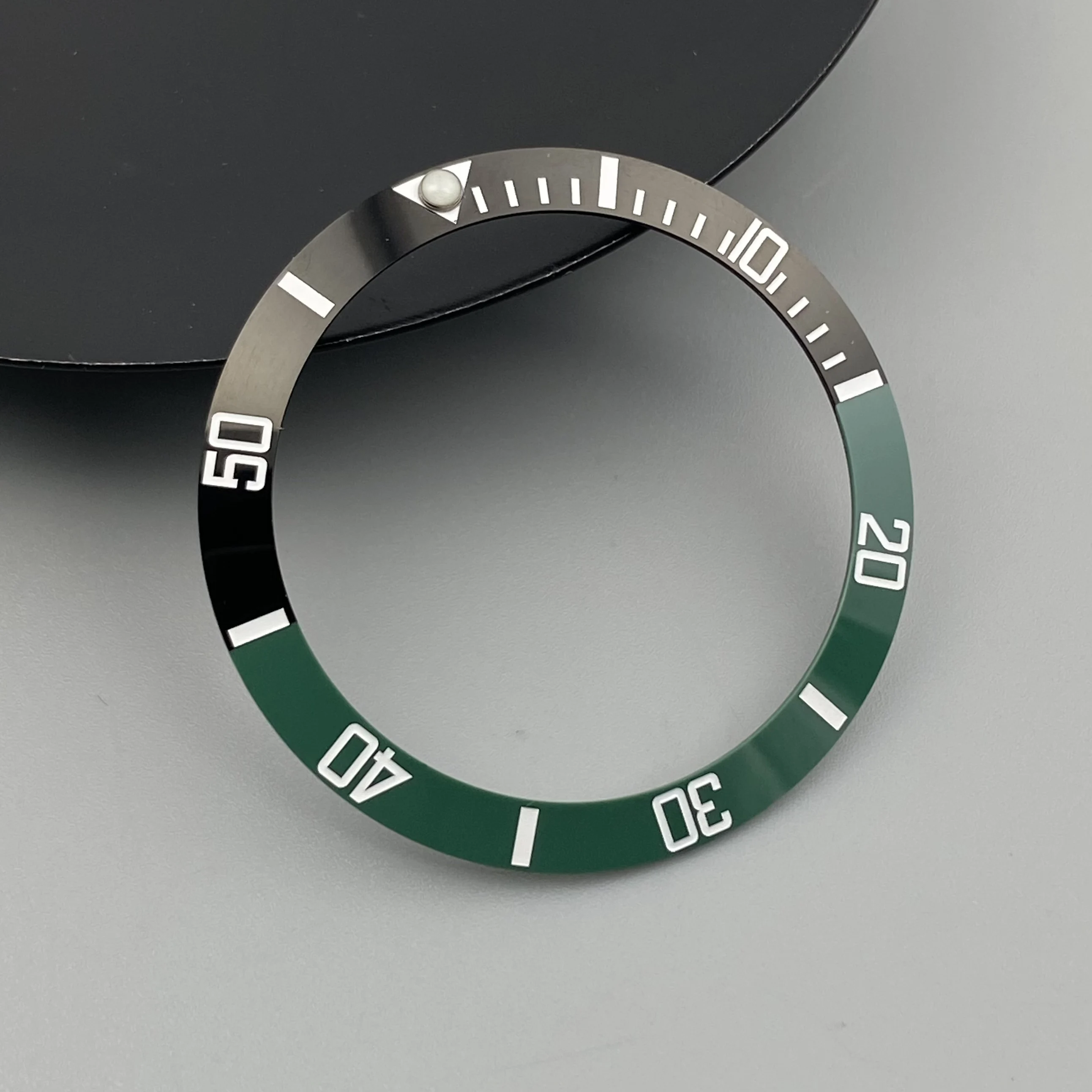 Ceramic & Aluminum Bezel GMT Diving Watch Insert for 40mm Watch Case Replacement