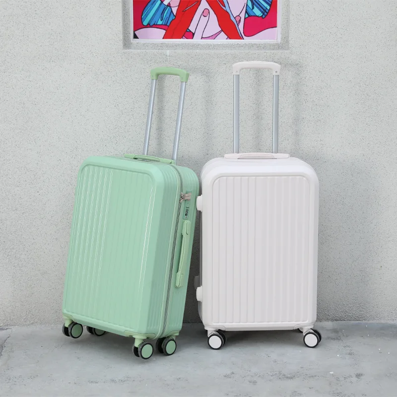 PLUENLI Lightweight Luggage Women's Universal Wheel Boarding Password Suitcase Large Capacity Trolley Case Wear-Resistant