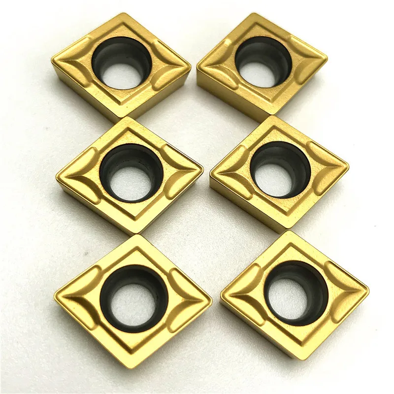 

20PCS Carbide Inserts CCMT120404 UE6020 External Turning Tools CCMT 120404 Turning Inserts Hard Alloy CNC tool